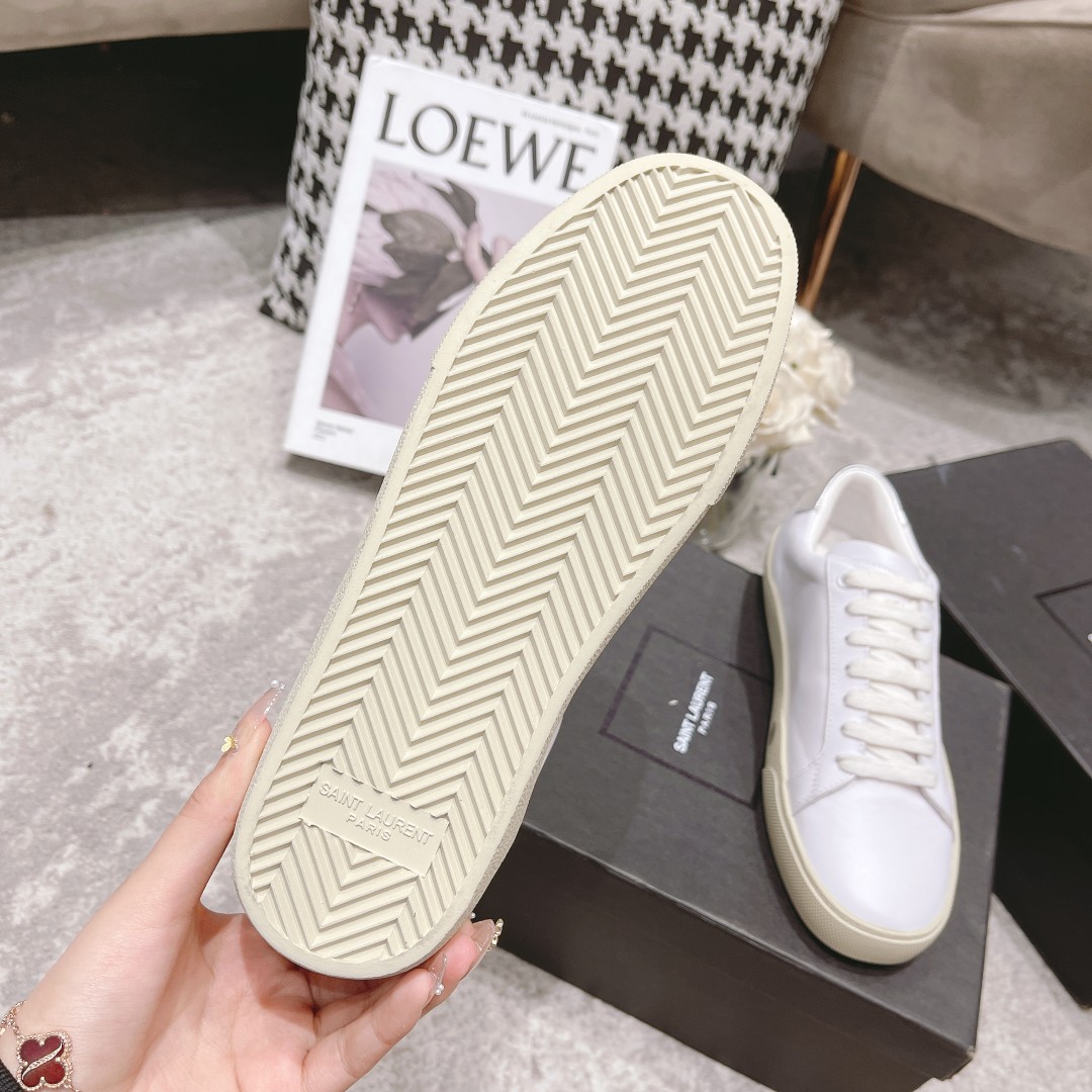 Luxury Saint Laurent St. Roland Sneakers: Italian Leather, Comfortable Fit, $552 - 图片 8