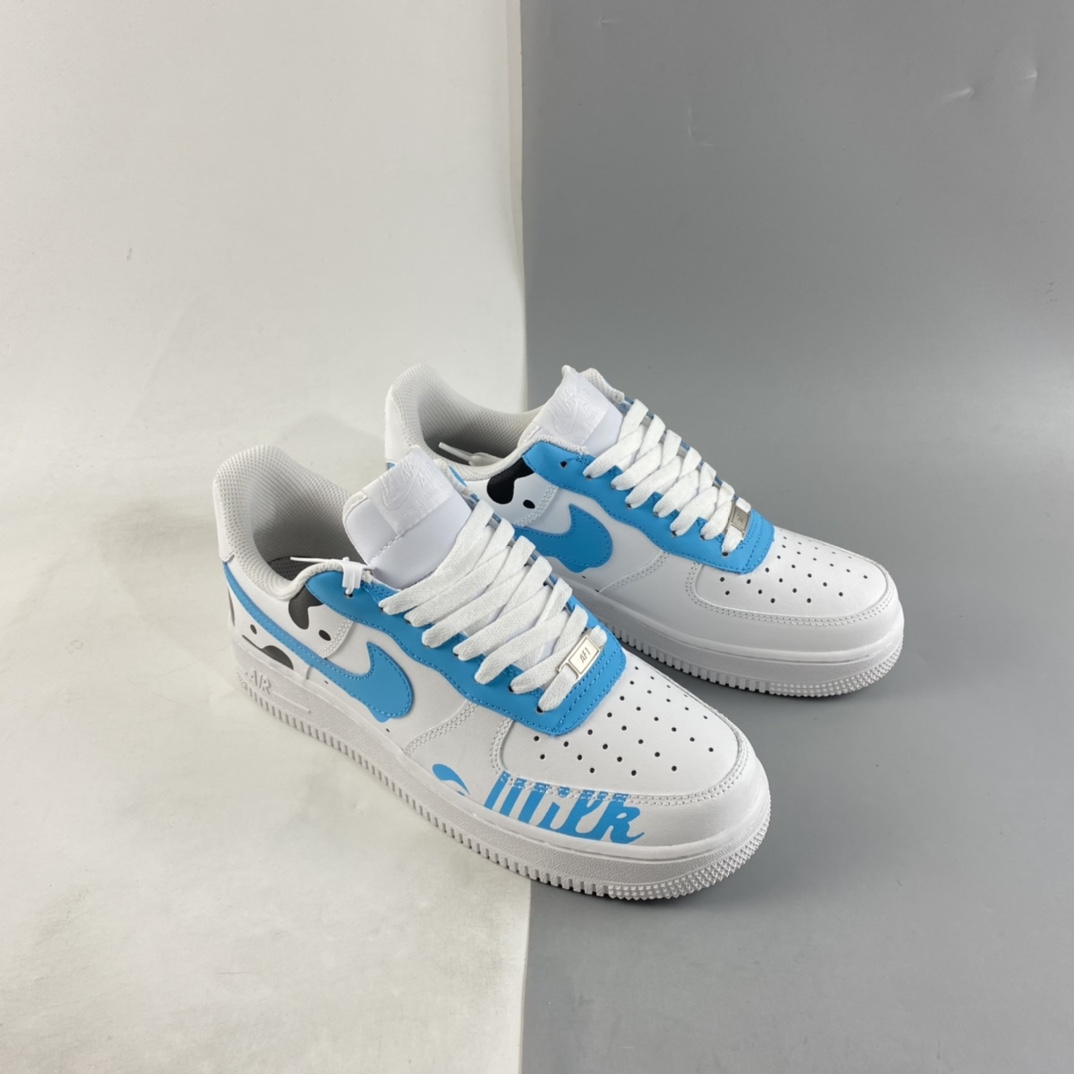 P200 NIKE Air Force 1’07 Low 奶牛纹配色空军一号板鞋 DD8959-100
