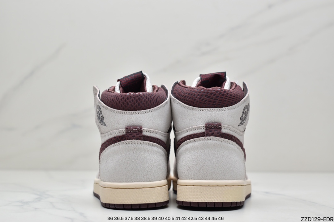 Maniére x Nike Air Jordan 1 Retro High OG ”White Sail/Maroon”AJ1 Basketball Shoes DO7097-100-Top High Quatity Cheap Sneakers Fashion Clothing Clothes Bags handbags Shoes of all Brand wholesale With The best Quality And Beautiful Price from China Factory Chinese suppliers wholesaler seller Maniére x Nike Air Jordan 1 Retro High OG ”White Sail/Maroon”AJ1 Basketball Shoes DO7097-100