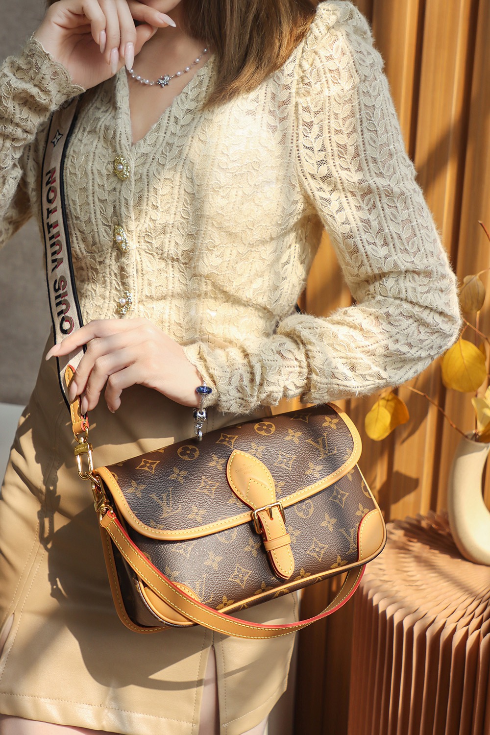 Louis Vuitton LV ◤𝐃𝐈𝐀𝐍𝐄 爆款系列 #M45985# 𝐒𝐏免检版◥