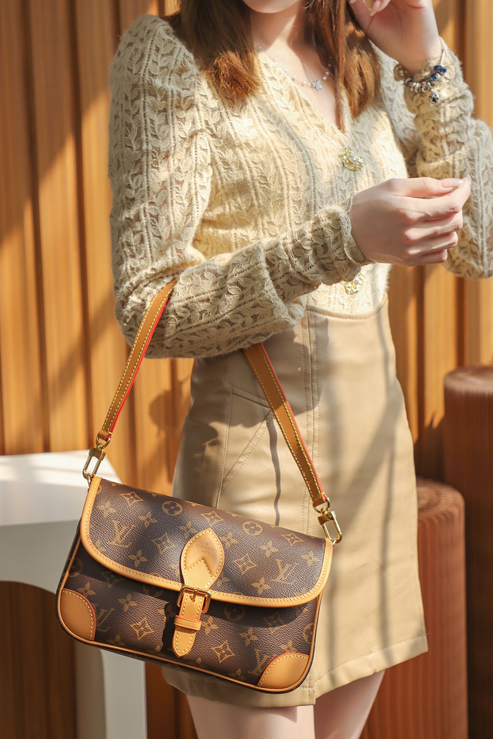 Louis Vuitton LV ◤𝐃𝐈𝐀𝐍𝐄 爆款系列 #M45985# 𝐒𝐏免检版◥