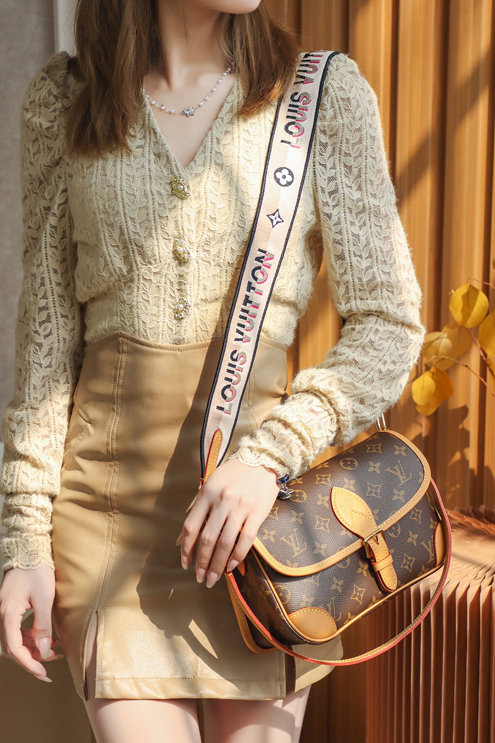 Louis Vuitton LV ◤𝐃𝐈𝐀𝐍𝐄 爆款系列 #M45985# 𝐒𝐏免检版◥