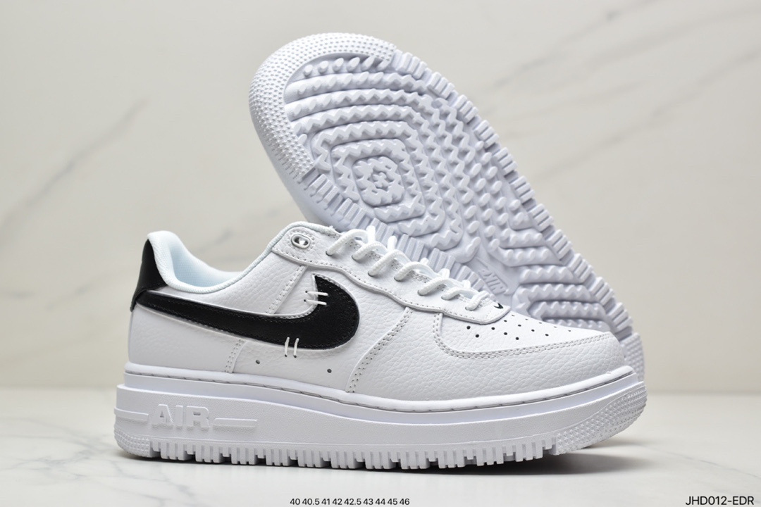 Nike Air Force 1 Low Luxe ”Black/Gum” Air Force One Sneakers DB4109
