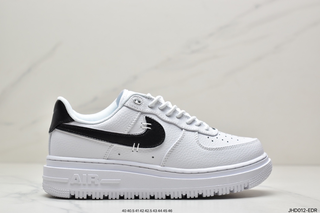 Nike Air Force 1 Low Luxe ”Black/Gum” Air Force One Sneakers DB4109