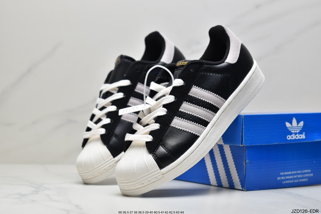 Clover adidas Originals Superstar Shell Head Classic Versatile Casual Sneakers” FY9022