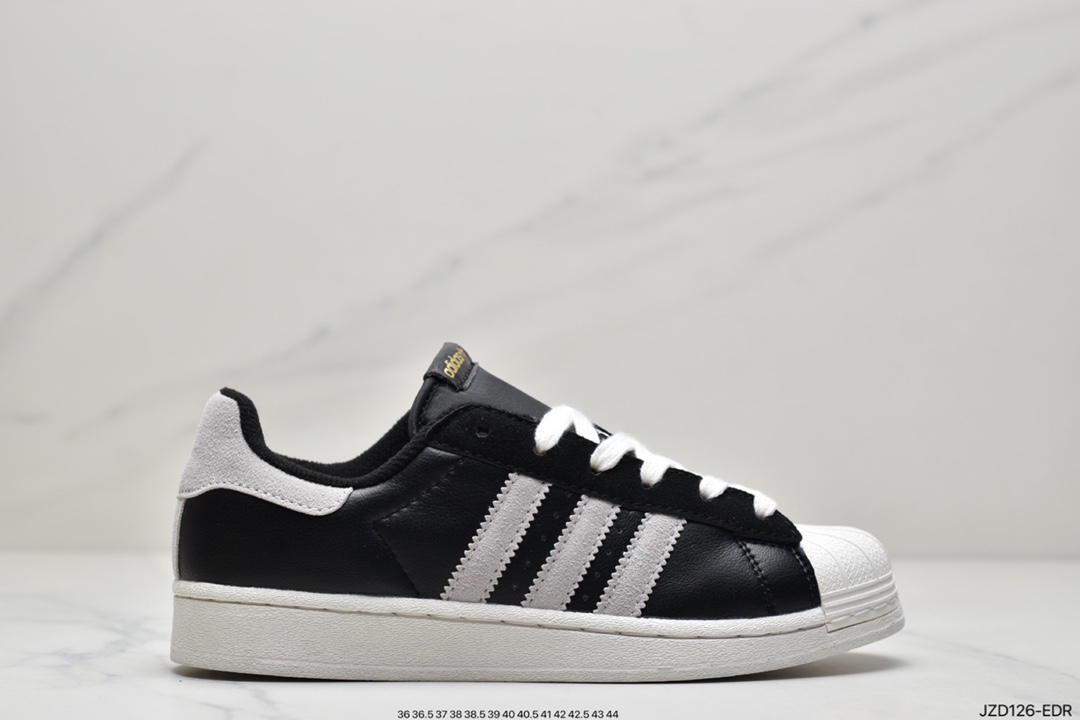 Clover adidas Originals Superstar Shell Head Classic Versatile Casual Sneakers” FY9022