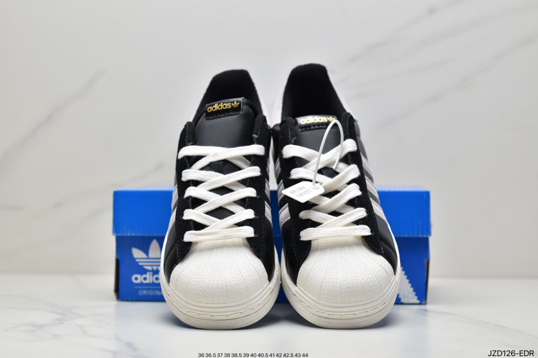 Clover adidas Originals Superstar Shell Head Classic Versatile Casual Sneakers” FY9022