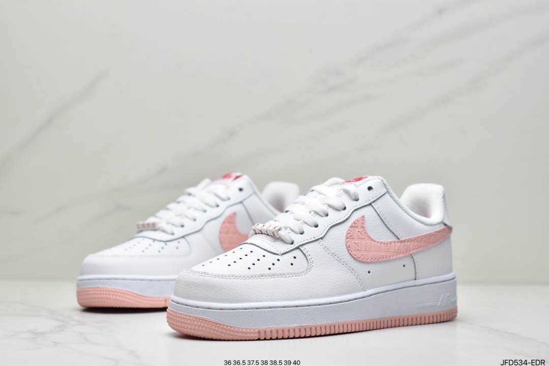NIKE Air Force 1'07”2022 Valentine's Day”Air Force One Classic Low Top Versatile Casual Sneakers ”Leather White Light Pink LOVE Embossed Hook”Item Number: DQ9320-100 Size: 36 36.5 37.5 38 38.5 39 40 ID:JFD534- EDR-Top High Quatity Cheap Sneakers Fashion Clothing Clothes Bags handbags Shoes of all Brand wholesale With The best Quality And Beautiful Price from China Factory Chinese suppliers wholesaler seller NIKE Air Force 1'07”2022 Valentine's Day”Air Force One Classic Low Top Versatile Casual Sneakers ”Leather White Light Pink LOVE Embossed Hook”Item Number: DQ9320-100 Size: 36 36.5 37.5 38 38.5 39 40 ID:JFD534- EDR