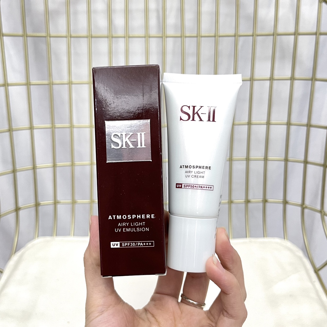 SK-II Atmosphere Airy Light UV Cream SPF50 - Sunscreen, Primer, and Whitening