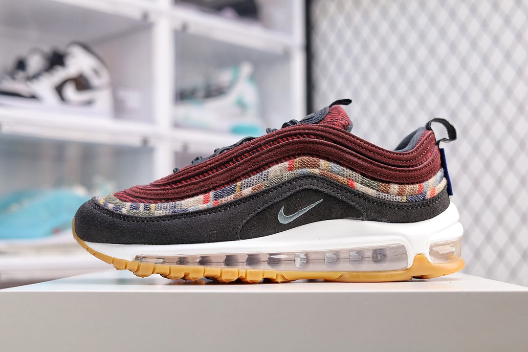 G0 Nike Air Max 97知名大厂出品 高端渠道打造全市场最强版本子弹 原鞋原厂TPU反光材料 市场首家原模原气垫 拒绝套用公底鞋型不断校对 与原鞋匹配率达到98%卡色匹配原版原档案