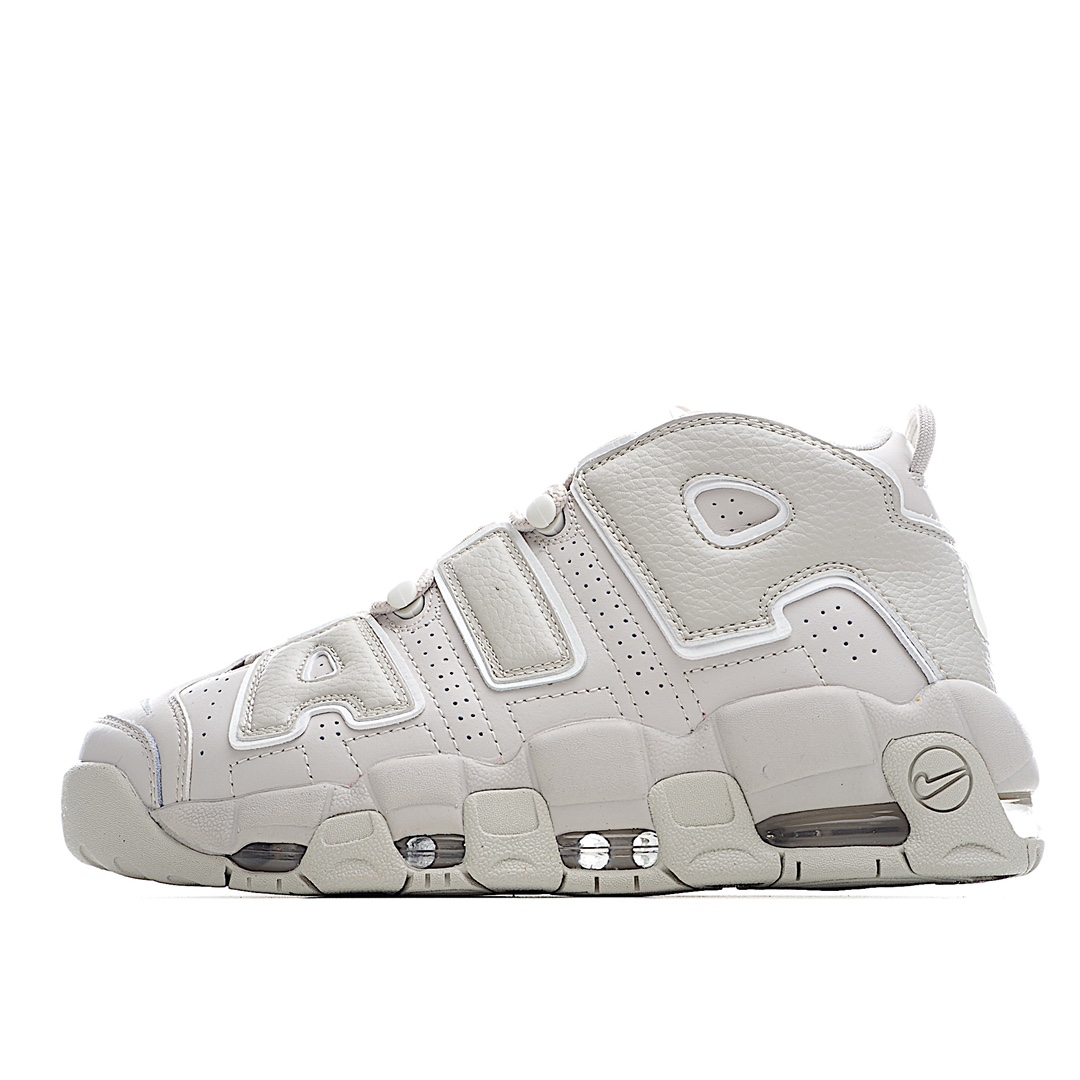 H0 公司级 Nike Air More Uptempo OG耐克 皮蓬全掌气垫篮球鞋原楦原档案开发版型采用一致牛培革鞋面材质市面最为修正全掌真气垫模具可视全掌透明中底气垫