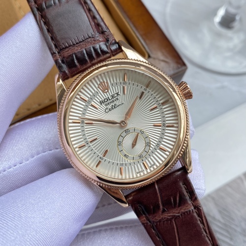 Rolex Cellini Classic Men's Watch with Leather Band, 39mm Diameter 1 Rolex Cellini Classic Men's Watch with Leather Band, 39mm Diameter