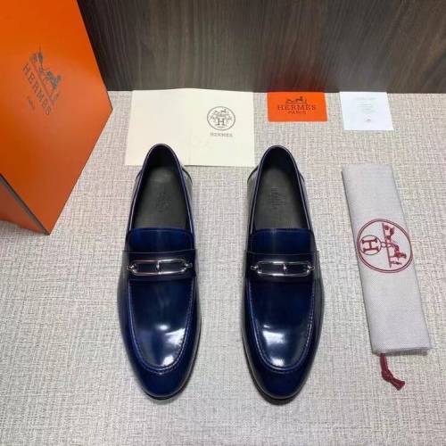 Hermes Leather Loafers With Roulis Buckle, Elegant Slip-On Design-Size 38-44 1 Hermes Leather Loafers With Roulis Buckle, Elegant Slip-On Design-Size 38-44