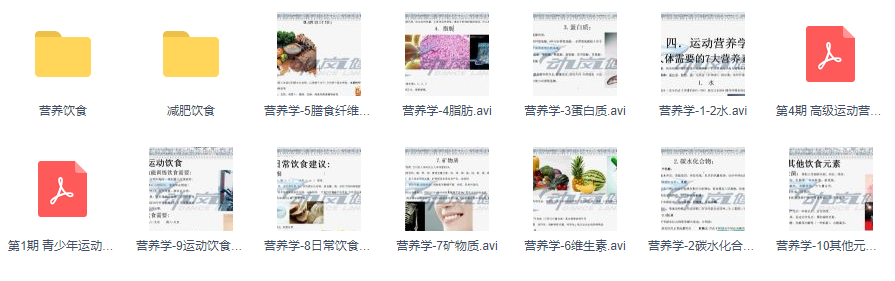 【瑜伽健身上新】【营养学基础】●瑜伽健身会员免费 ●路径：2