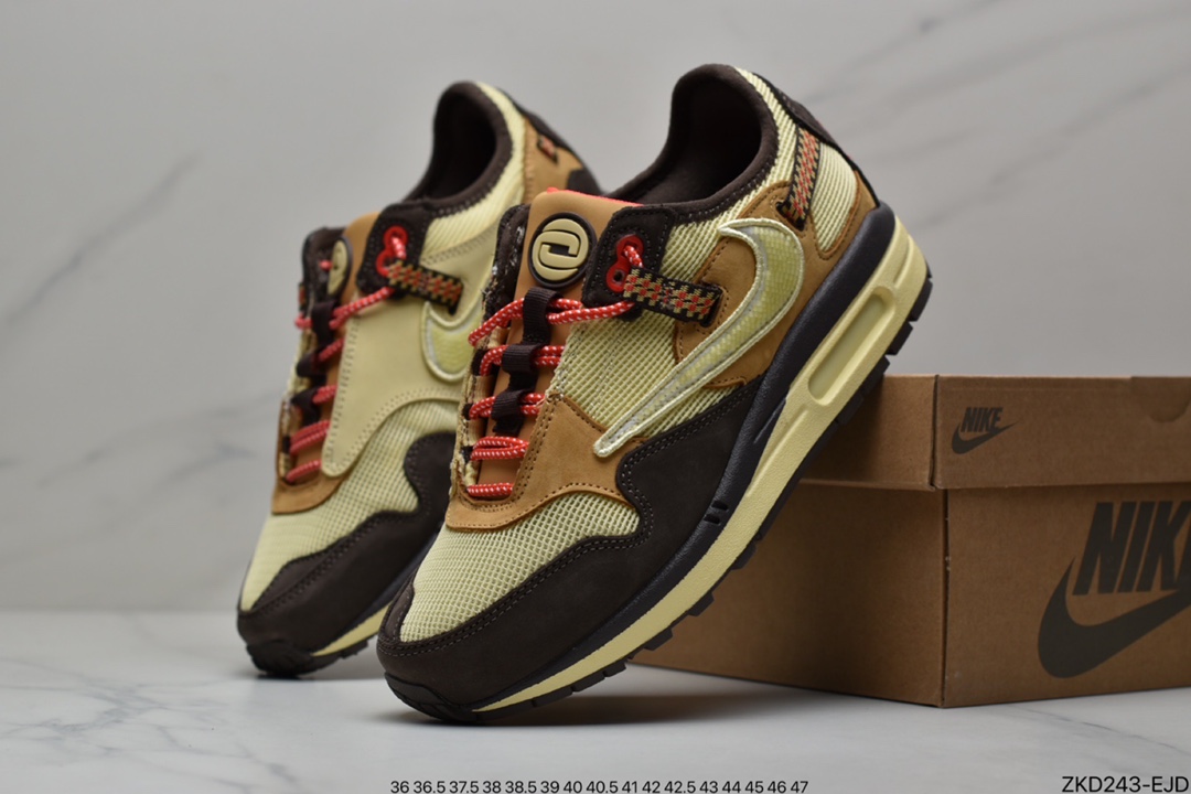 Travis Scott x Nike Air Max 1”Cactus Jack” Running Shoes DO9392-200