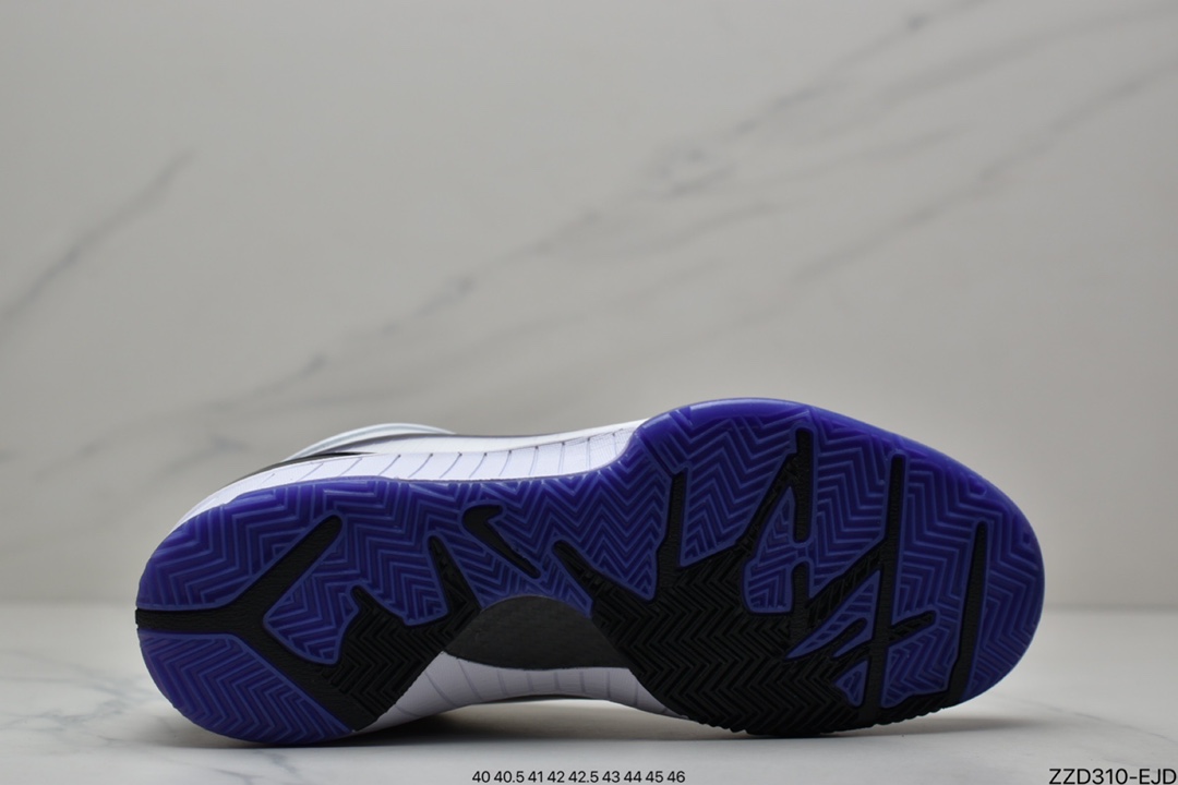 250 耐克Nike Zoom Kobe 4 lnline 白紫 专业实战篮球鞋344335-101
