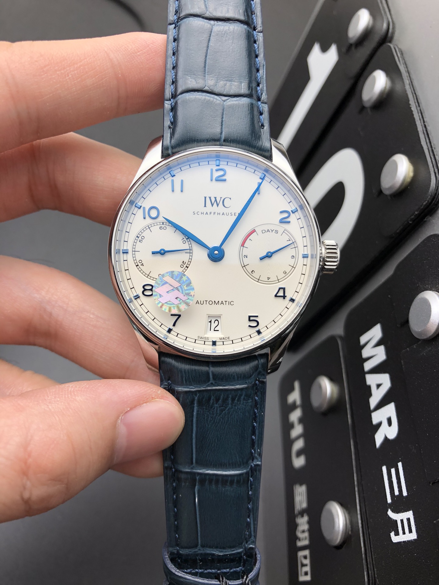 IWC 白面蓝针葡七
