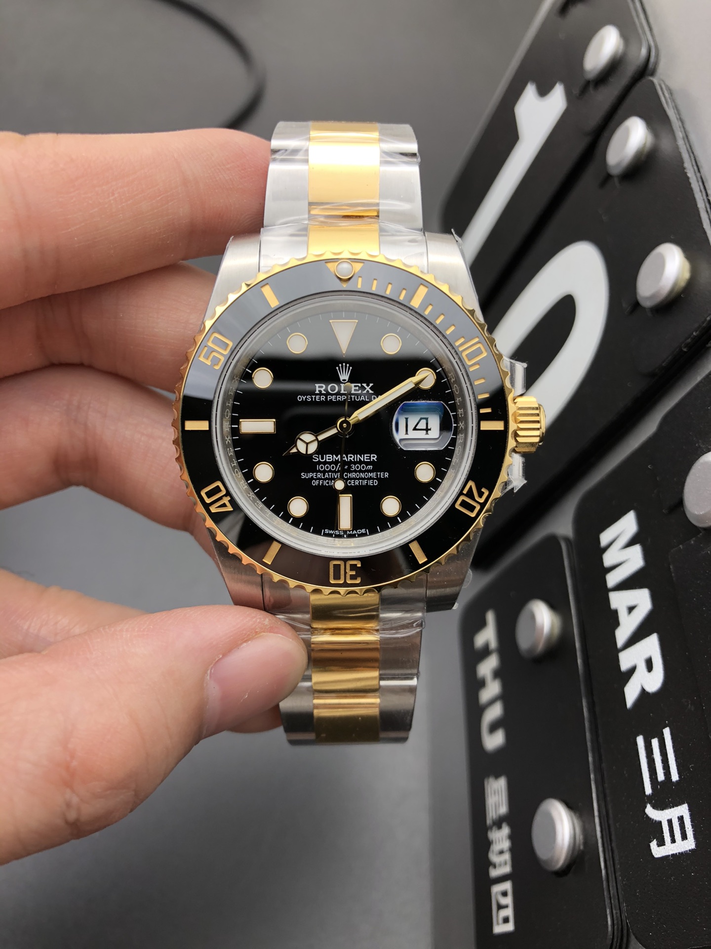 Rolex 3135间金黑鬼
