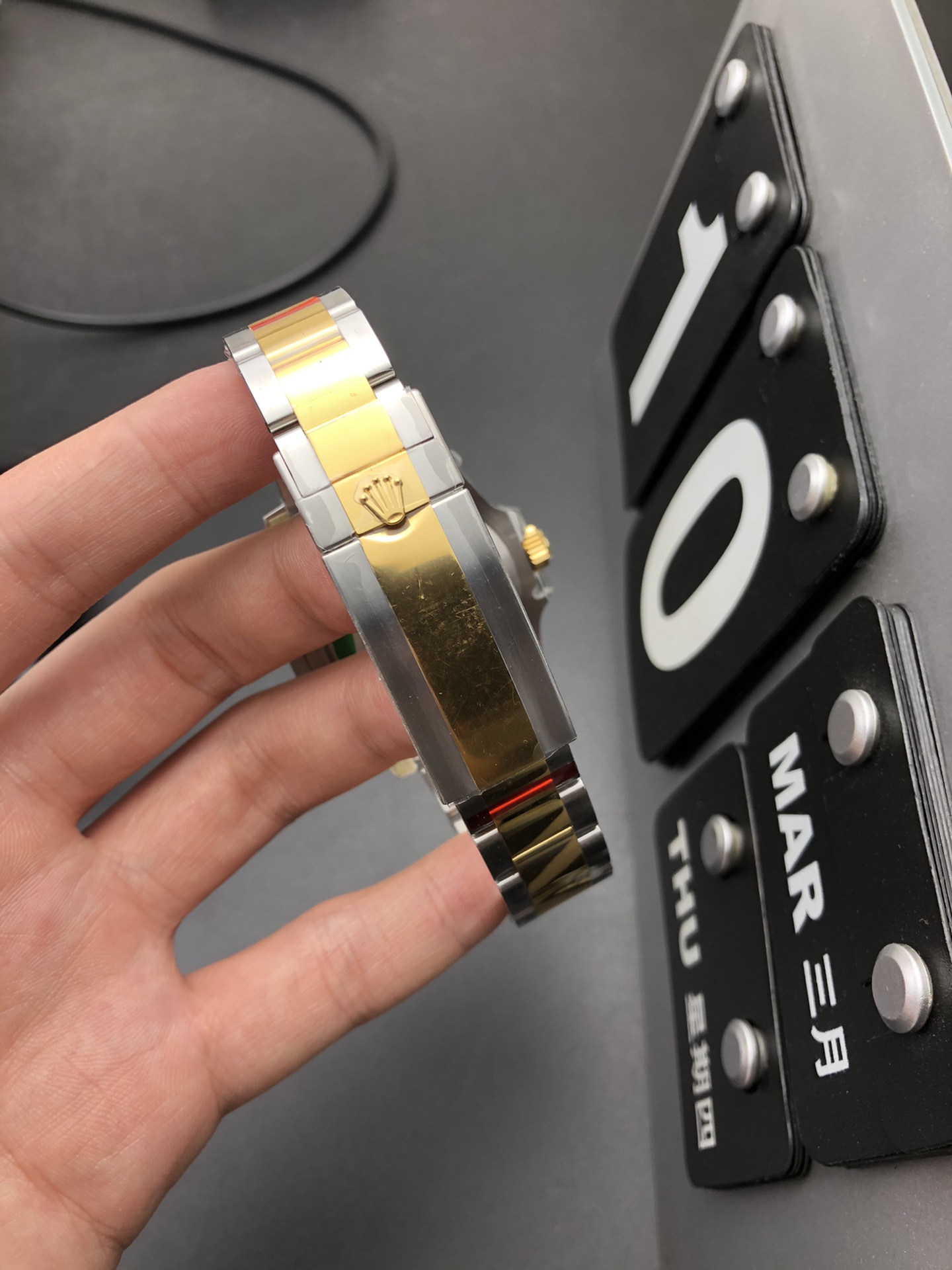 Rolex 3135间金黑鬼
