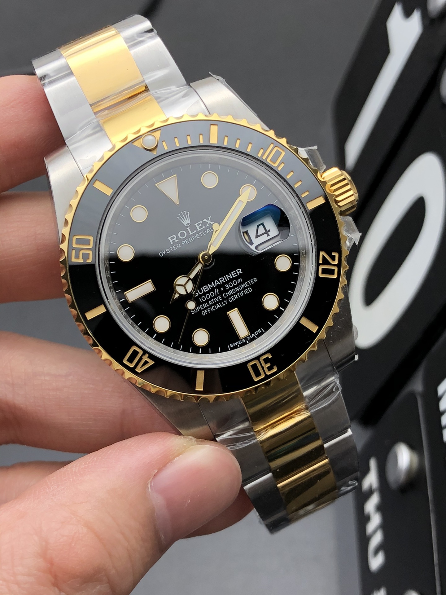 Rolex 3135间金黑鬼