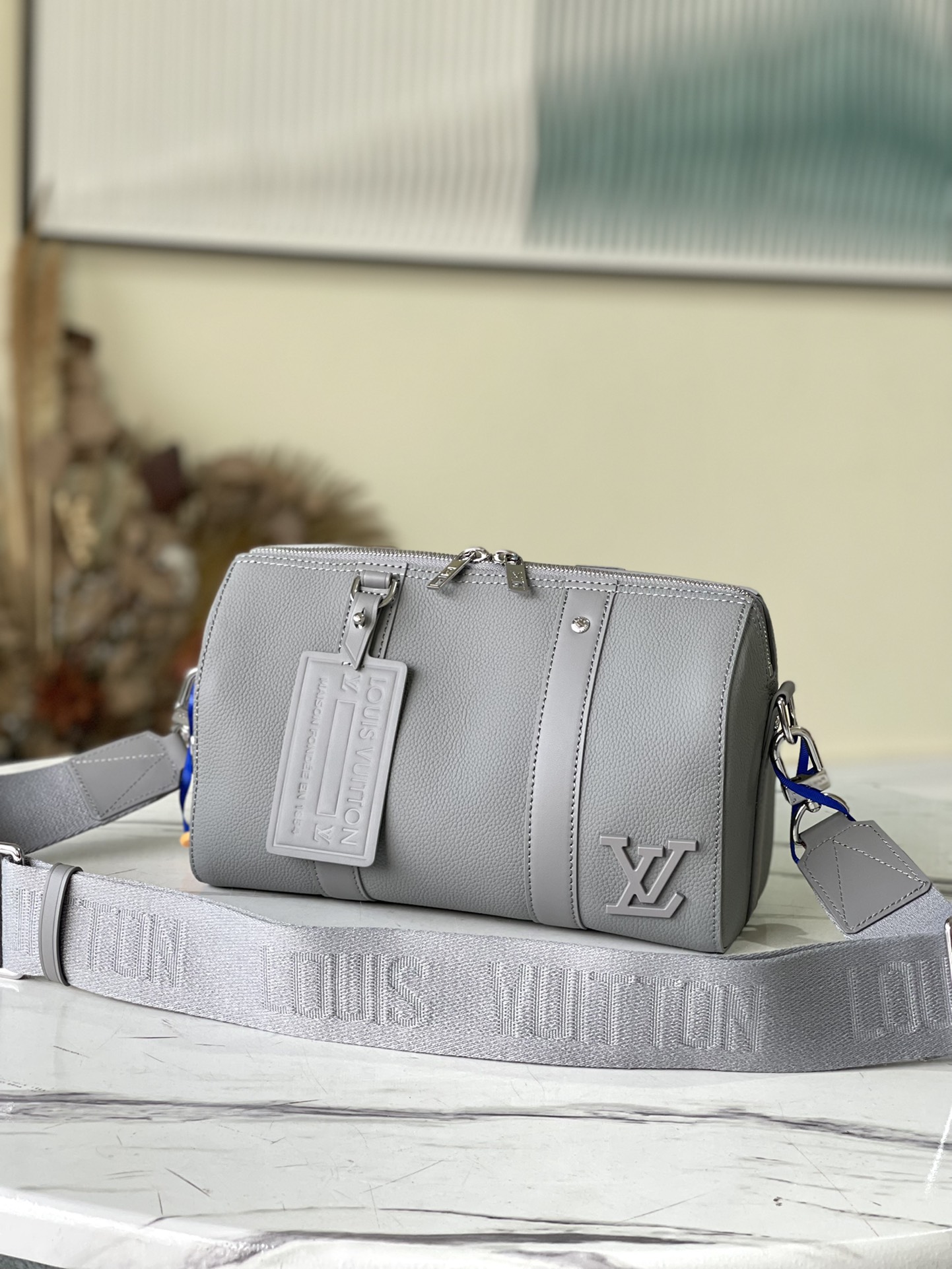 Louis Vuitton LV Keepall Bags Handbags Grey M59328