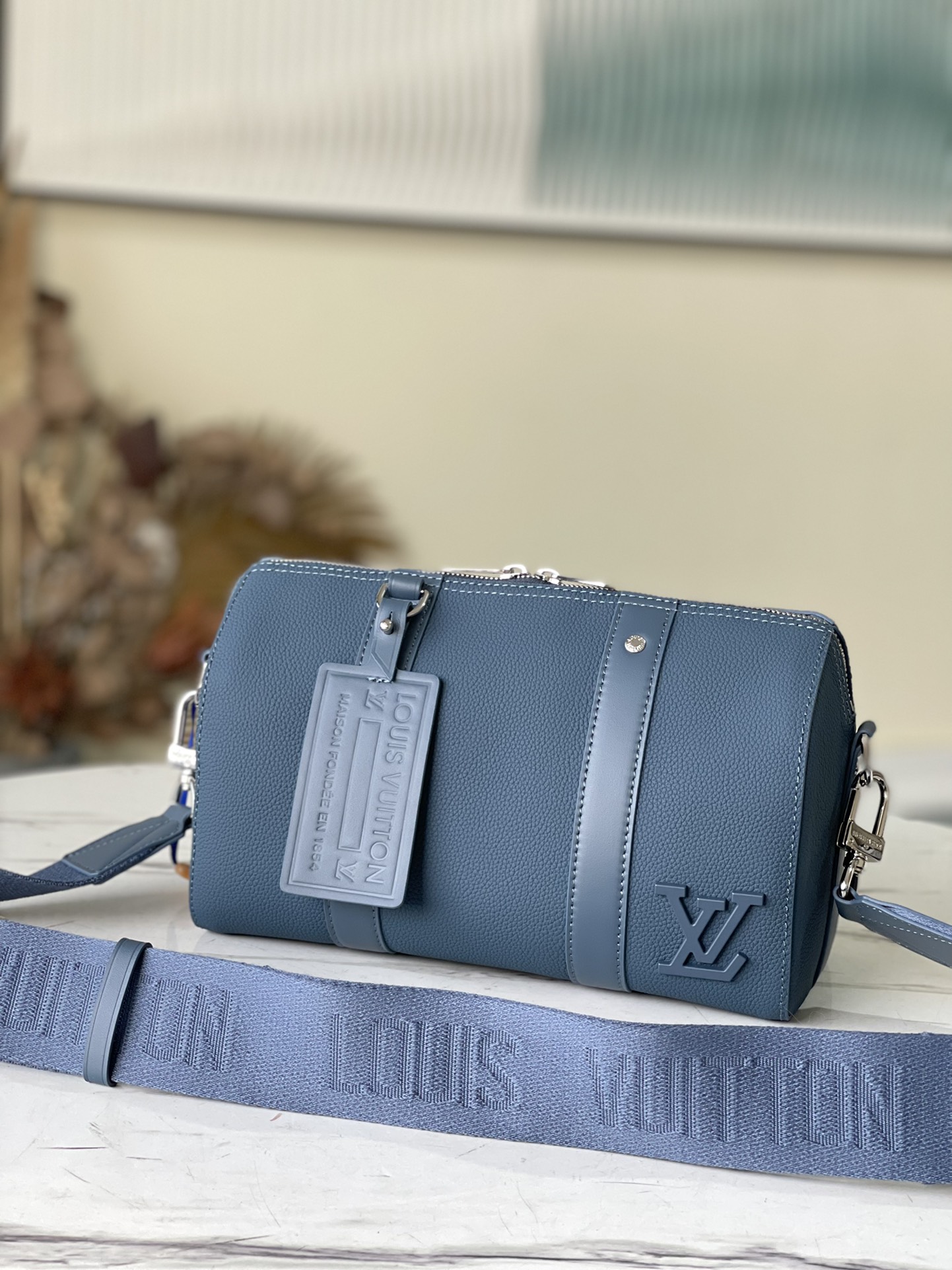 Louis Vuitton LV Keepall Bags Handbags Blue M59328