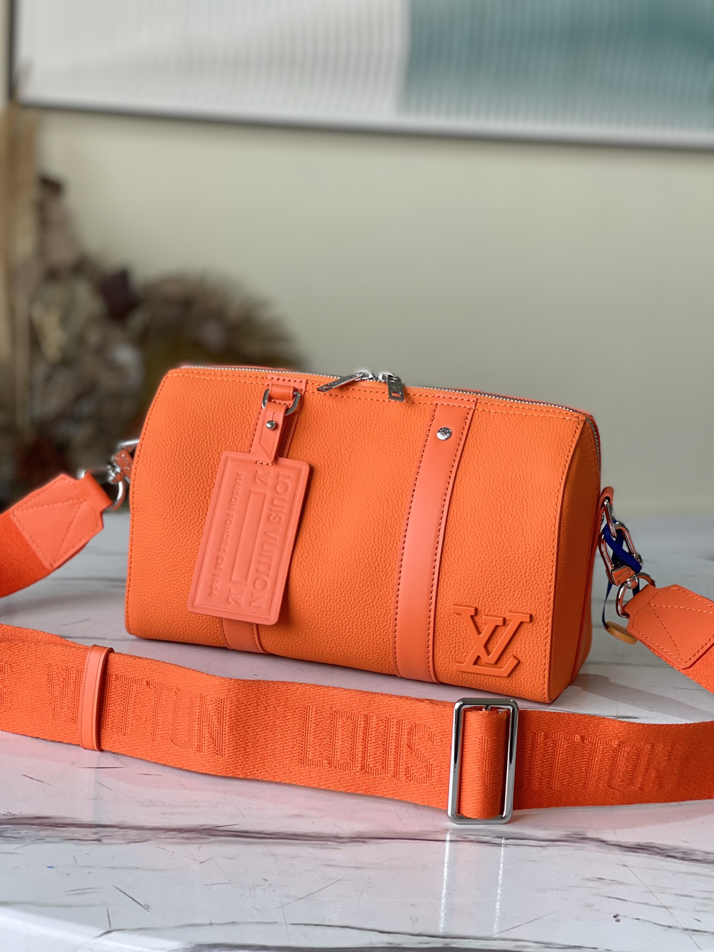 Louis Vuitton LV Keepall Bags Handbags Orange M59328