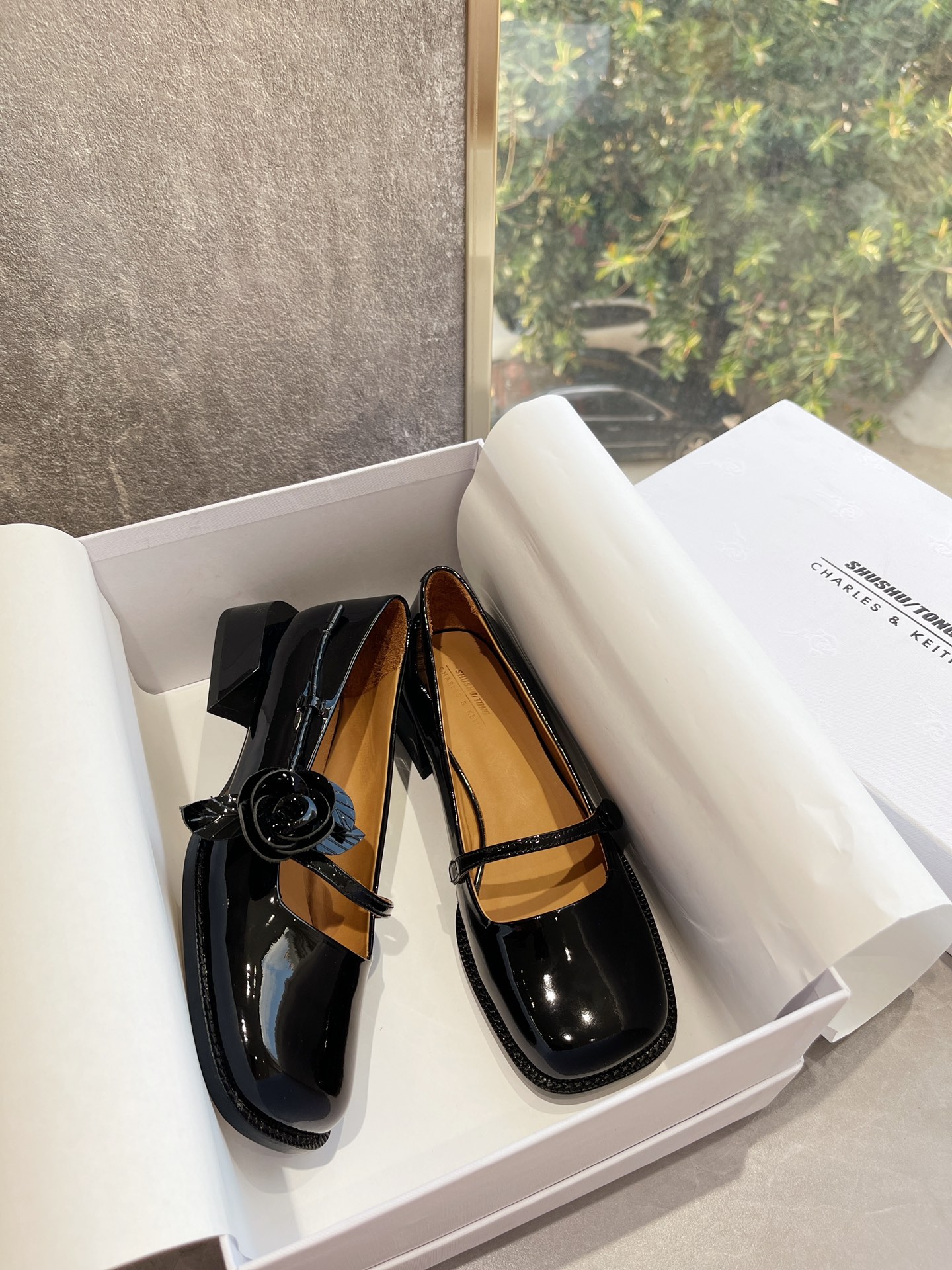 2022 Joint Funds: New Mary Jane Shoes with Rose Flower Design - 图片 7