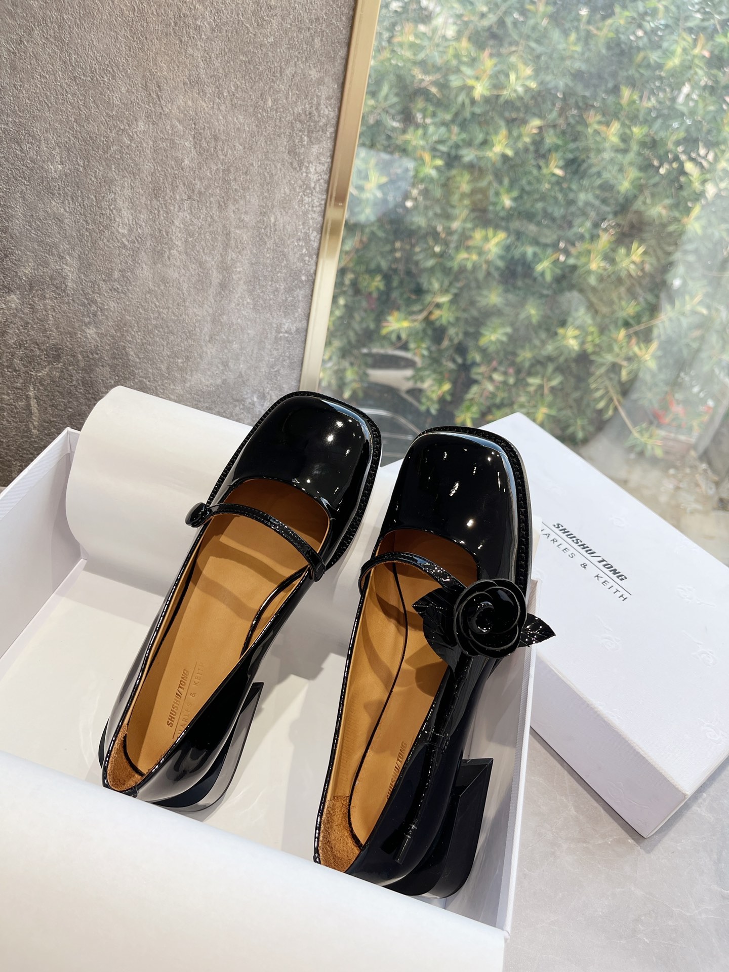 2022 Joint Funds: New Mary Jane Shoes with Rose Flower Design - 图片 8