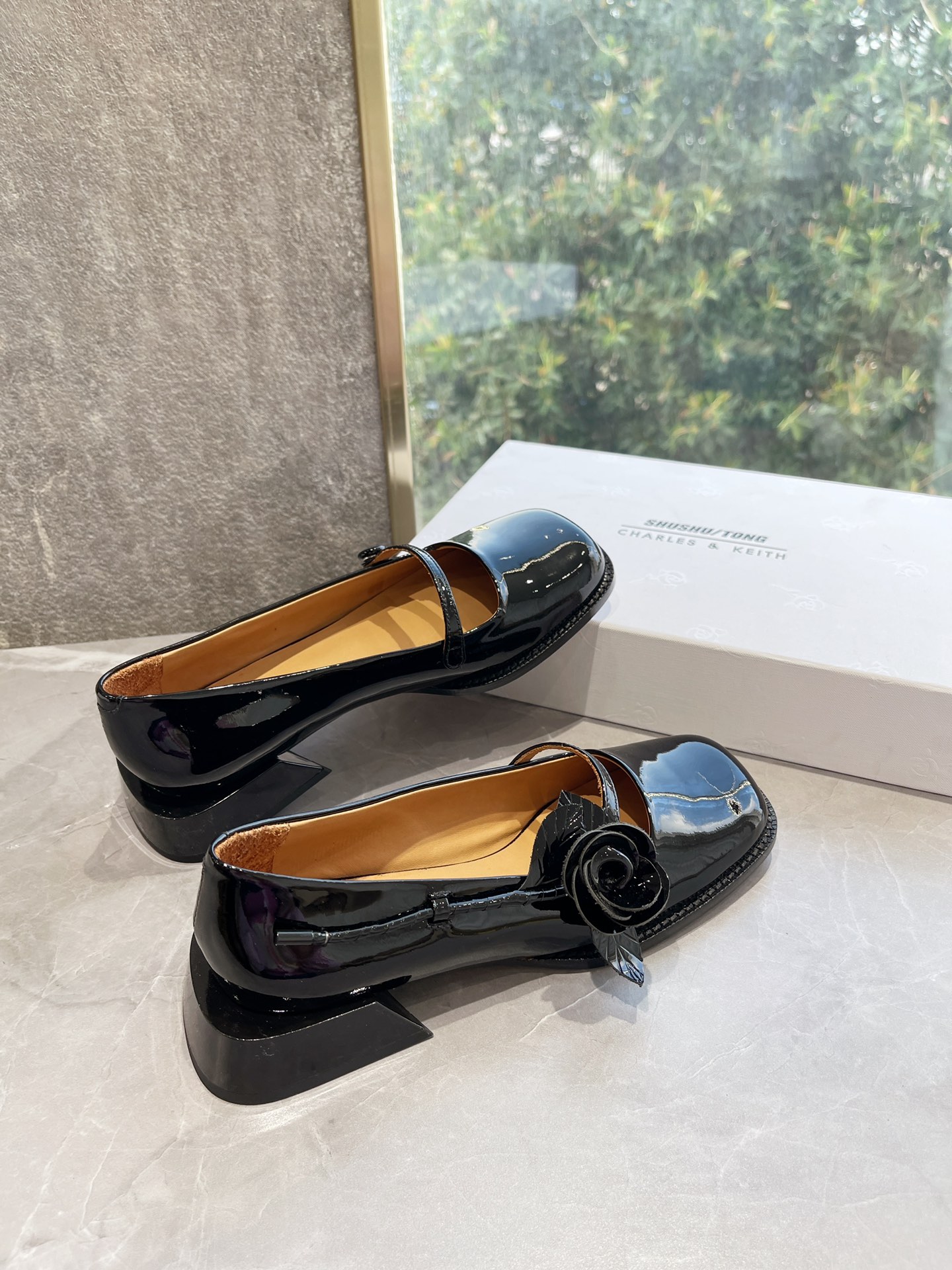 2022 Joint Funds: New Mary Jane Shoes with Rose Flower Design - 图片 3