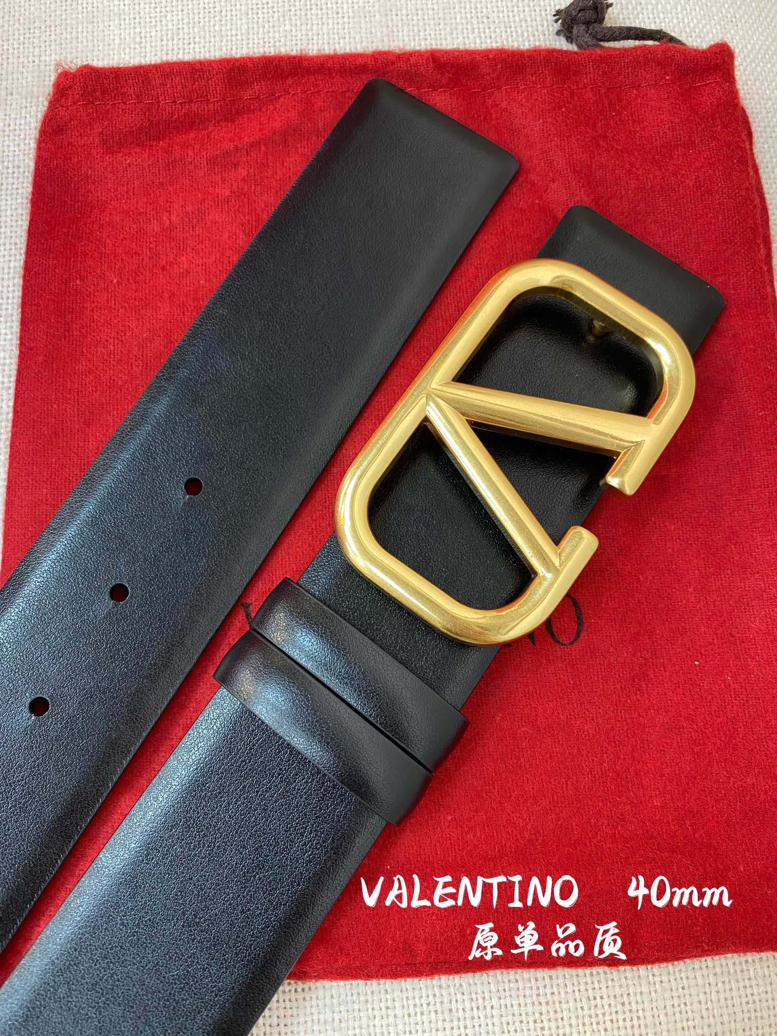 [Valentino Belts]Valentino 40mm classic double-sided color dual-use double-sid