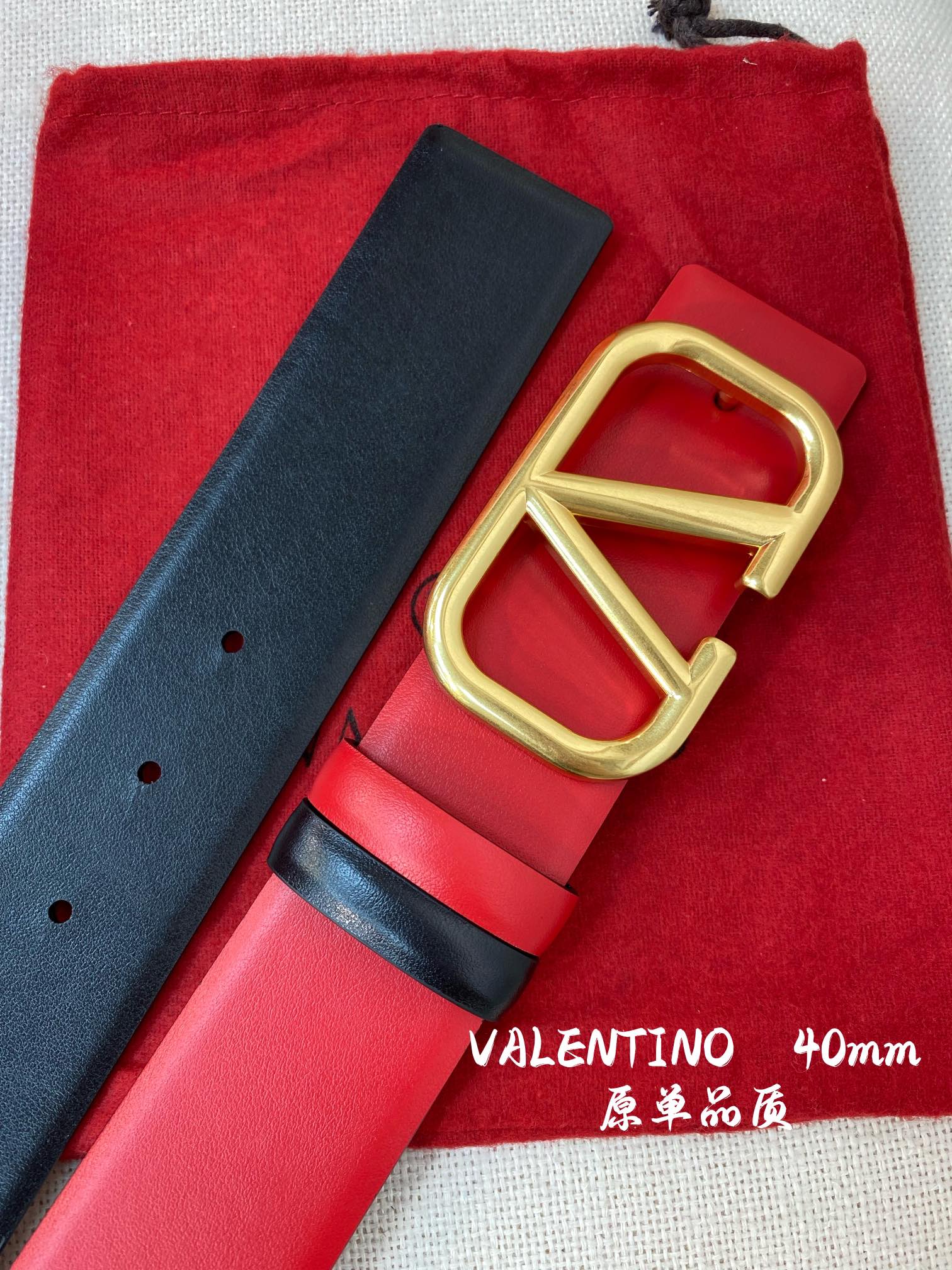 [Valentino Belts]Valentino 40mm classic double-sided color dual-use double-sid