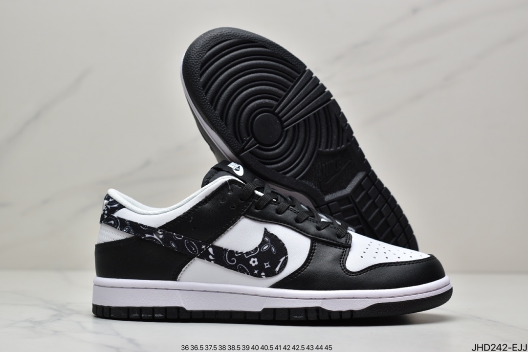 190 Nike Dunk Low Blue Paisley 白黑腰果花 DH4401-100