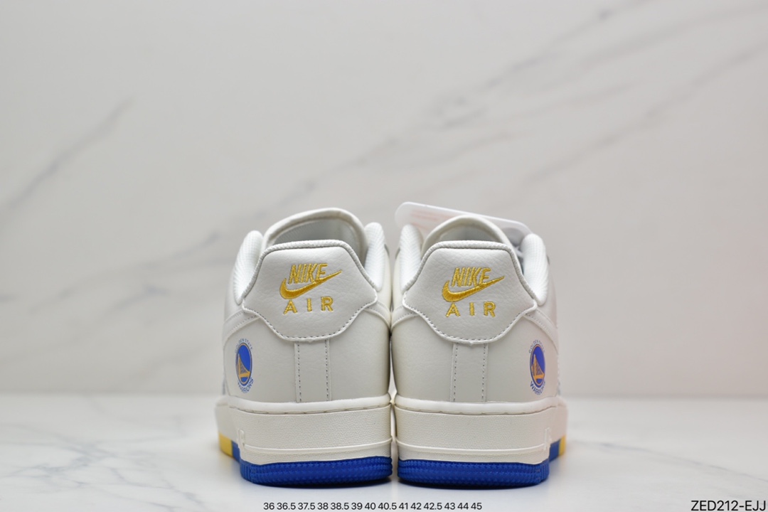 260 耐克Nk Air Force 1’07 Low 米兰黄”金州勇士城市限定空军低帮休闲板鞋GS6638-150