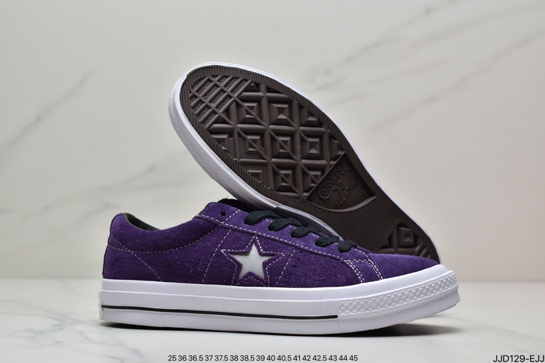 /Converse one star five star reflective low-top suede men's and women's casual shoes 158477C