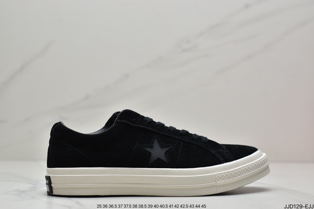 /Converse one star five star reflective low-top suede men's and women's casual shoes 158477C