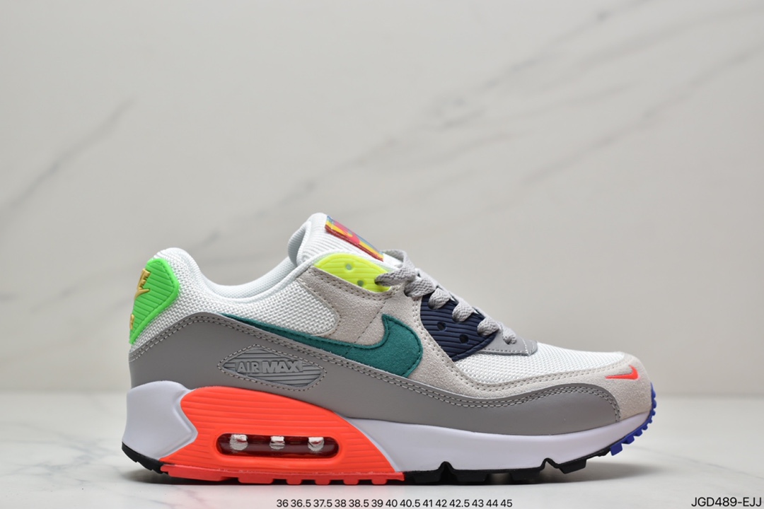 180 耐克NIKE AIR MAX90 FlyEase MAX90经典款复古缓震气垫跑步鞋 DA5562-001
