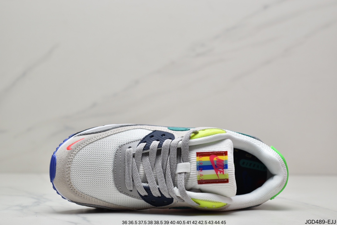 180 耐克NIKE AIR MAX90 FlyEase MAX90经典款复古缓震气垫跑步鞋 DA5562-001