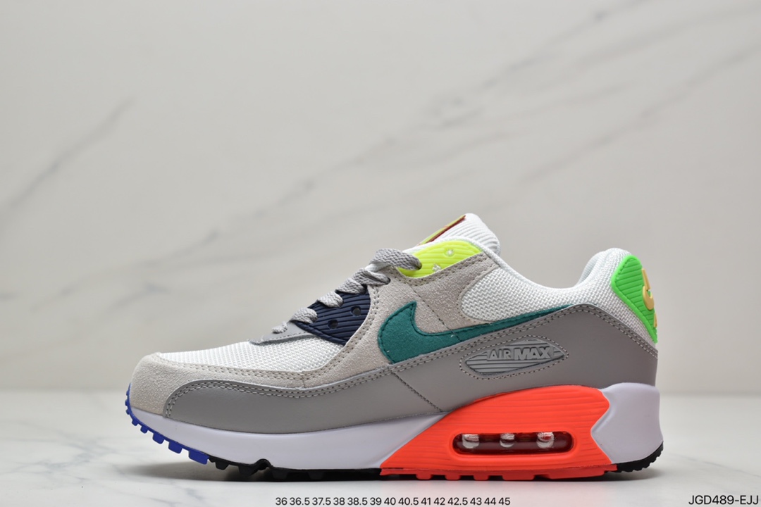 180 耐克NIKE AIR MAX90 FlyEase MAX90经典款复古缓震气垫跑步鞋 DA5562-001