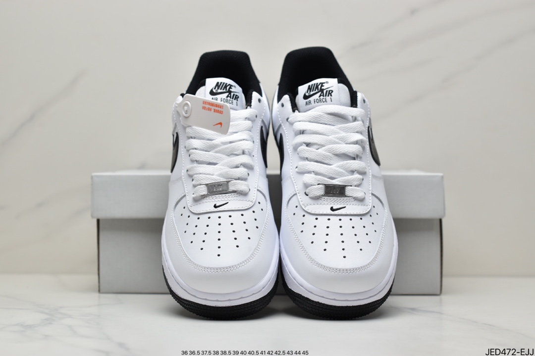 150 耐克Air Force 1 ’07 Low 白黑 原楦头原纸板DH7561-102