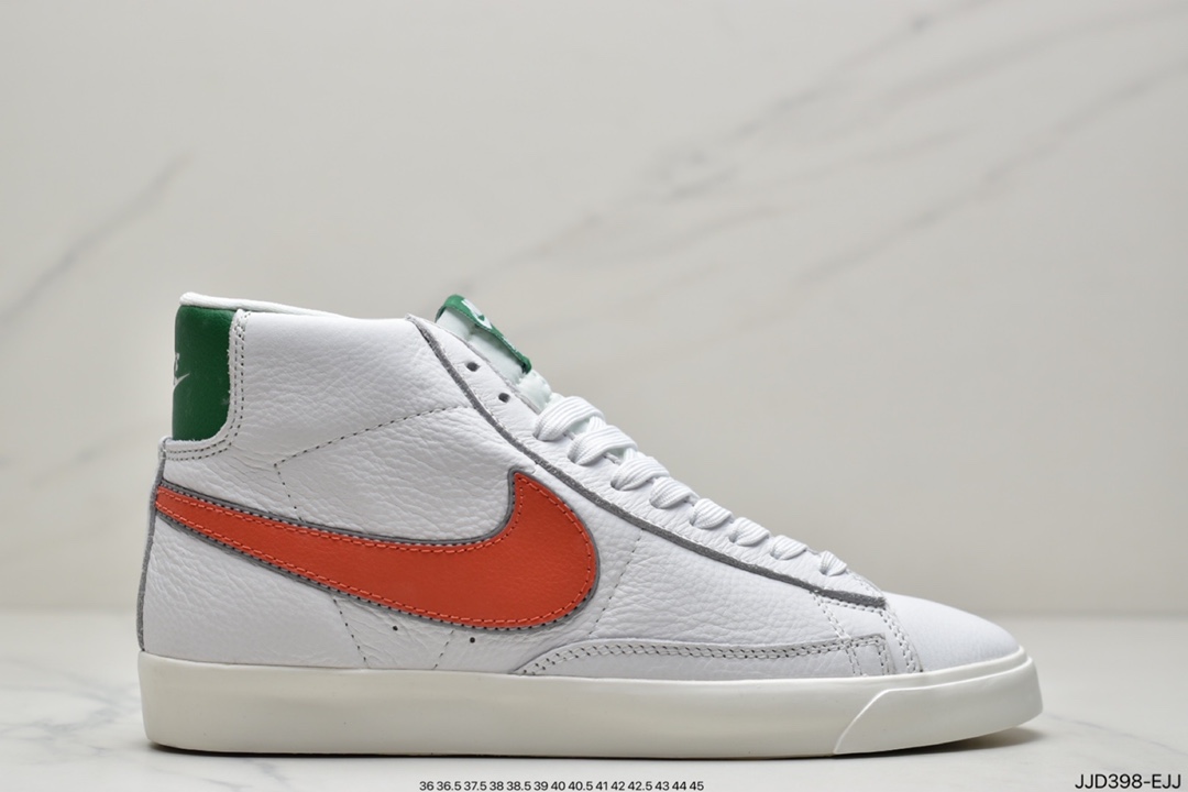 130 耐克SB Blazer Premium”Hawkins High”木屑纹鞋底复古经典百搭中帮开拓者休闲运动板鞋CJ6101-100