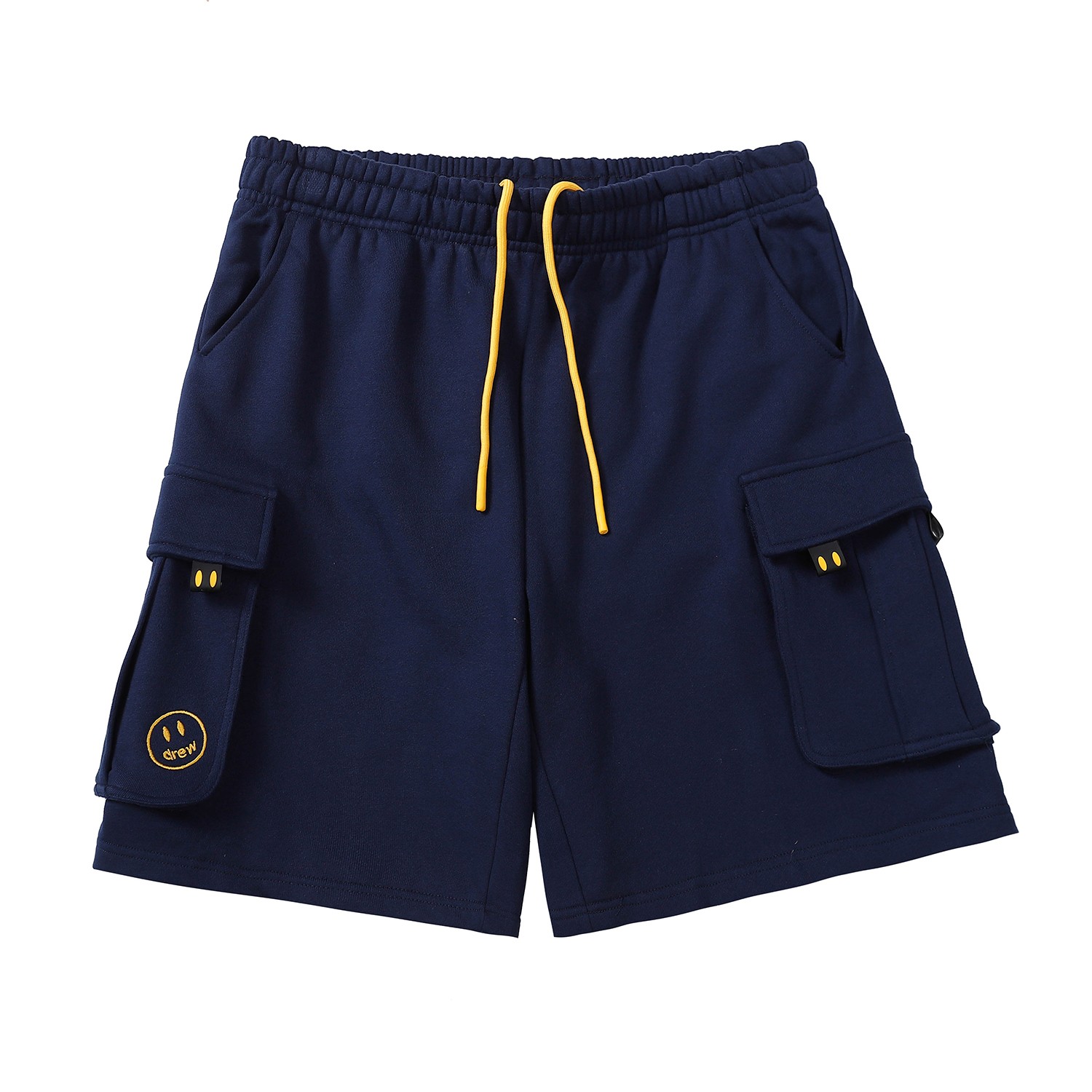 High-Quality Cotton Shorts with Smiley-Face Embroidery and Rope Design: #YH232 Collection Summary