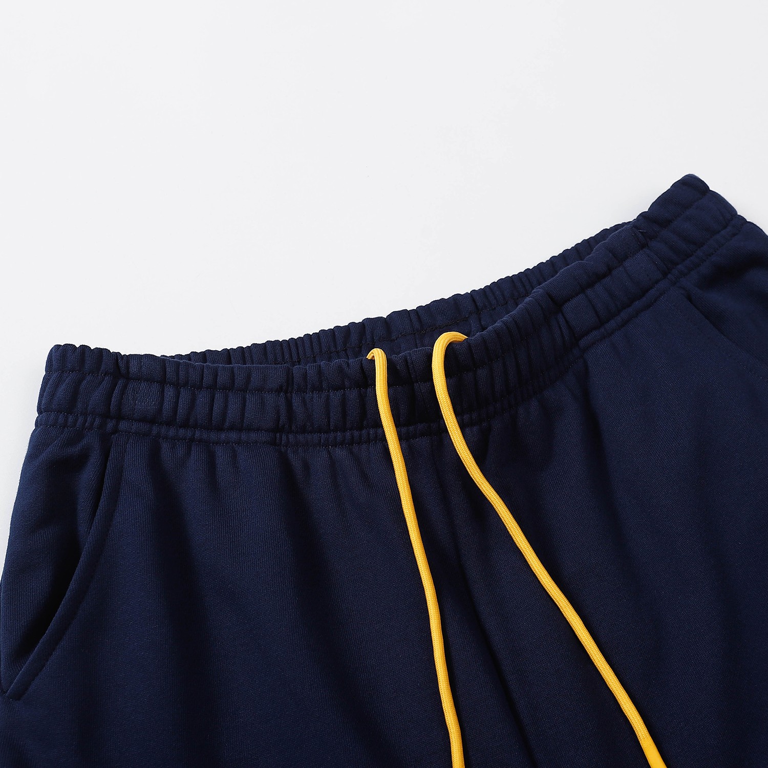 High-Quality Cotton Shorts with Smiley-Face Embroidery and Rope Design: #YH232 Collection Summary - 图片 2