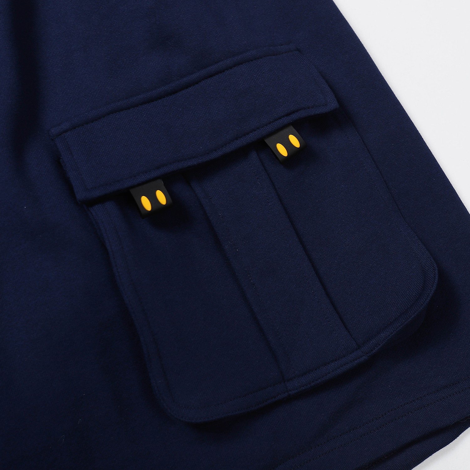 High-Quality Cotton Shorts with Smiley-Face Embroidery and Rope Design: #YH232 Collection Summary - 图片 4
