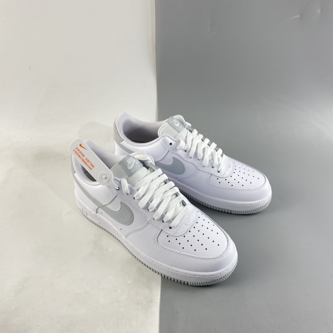 NIKE Air Force 1'07 Low white gray sneakers DC2911-100