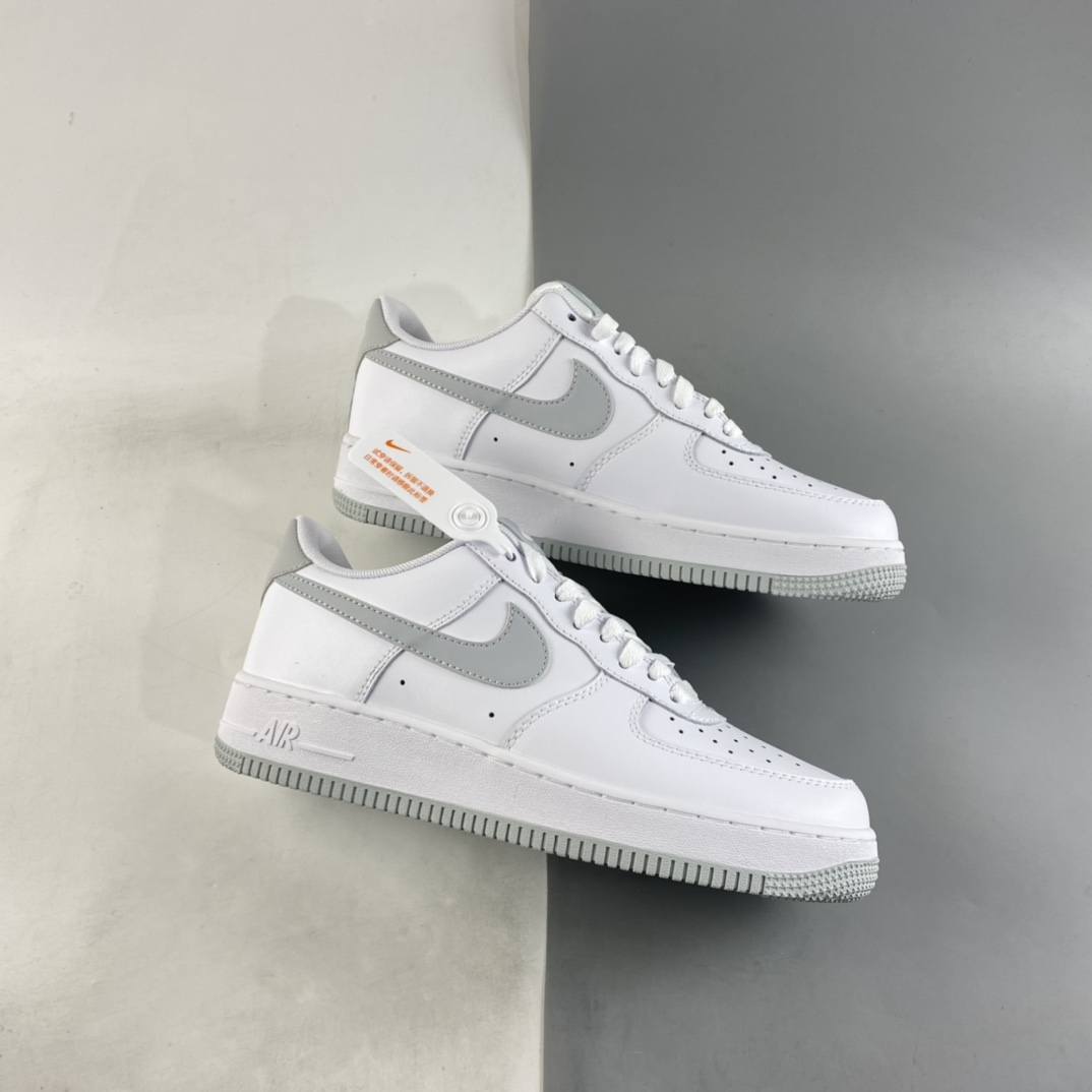 NIKE Air Force 1'07 Low white gray sneakers DC2911-100