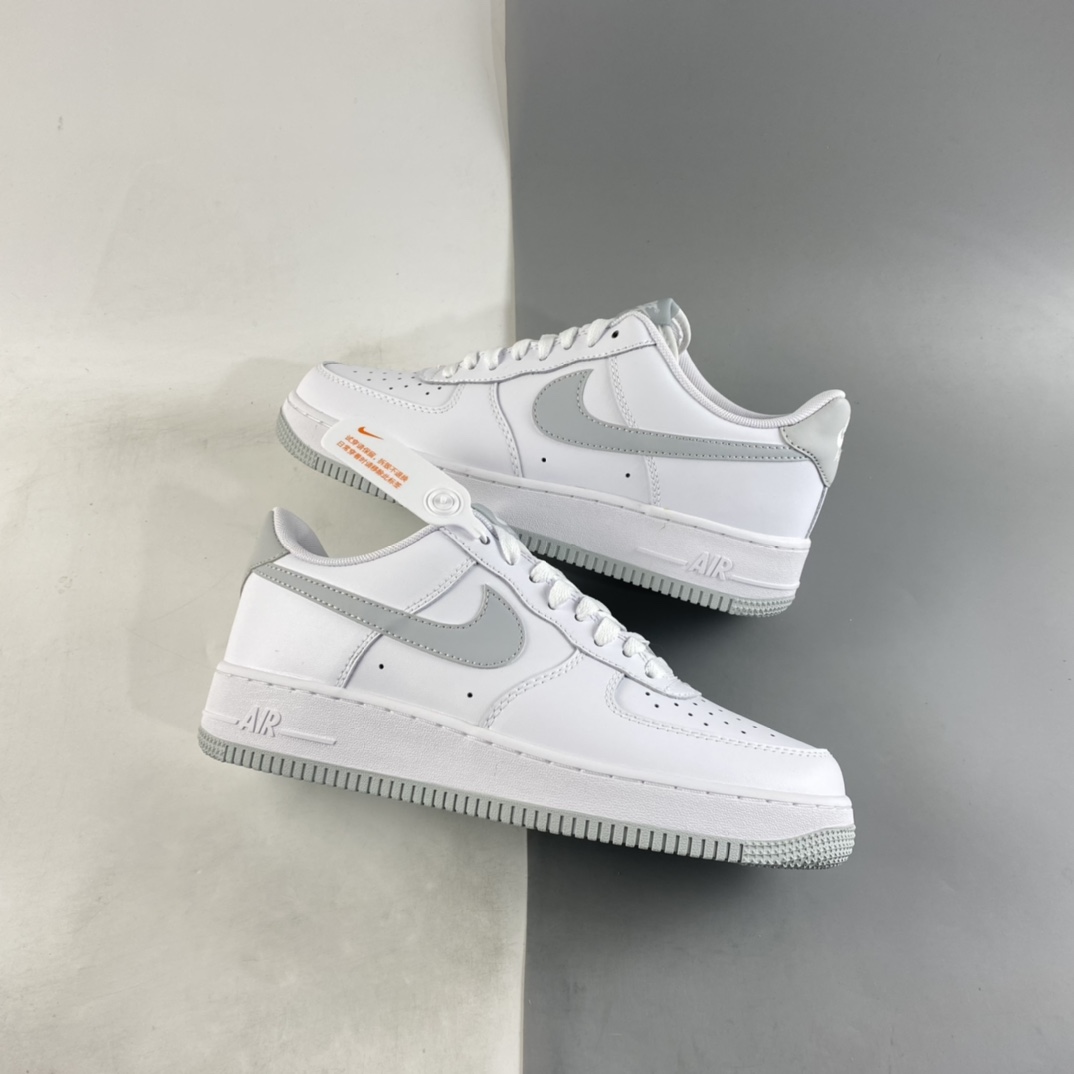 NIKE Air Force 1'07 Low white gray sneakers DC2911-100