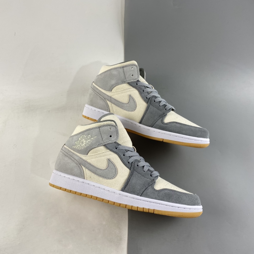 P240 Air Jordan 1 Mid AJ1 乔1 中帮百搭休闲运动板鞋 DN4281-100