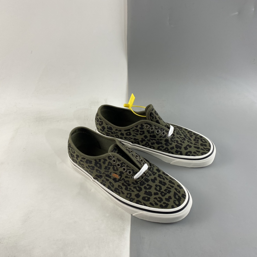 Vans Style 36 Vans Official Anaheim Green Leopard Print Low-Top Shoes VN0A54F29GT