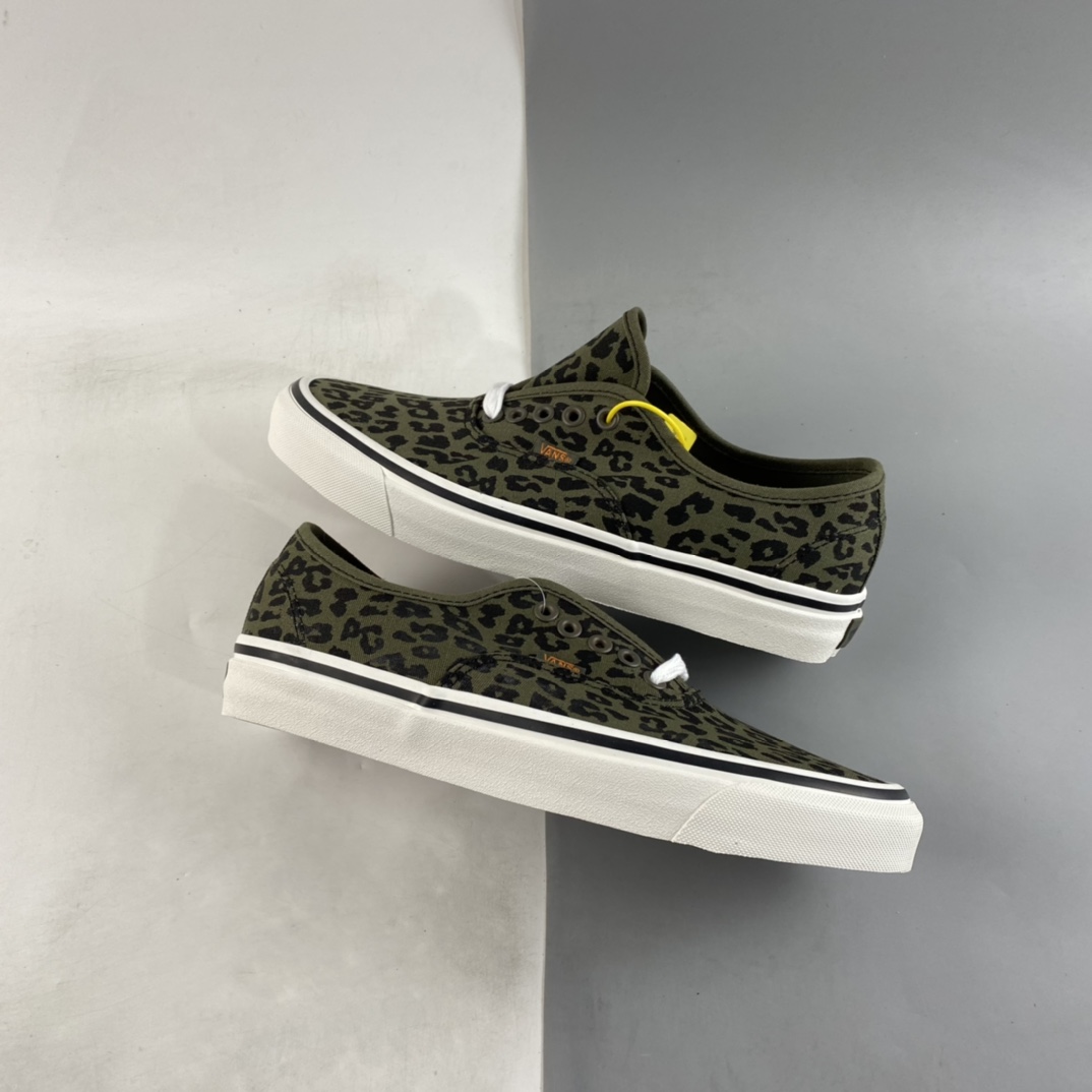 Vans Style 36 Vans Official Anaheim Green Leopard Print Low-Top Shoes VN0A54F29GT